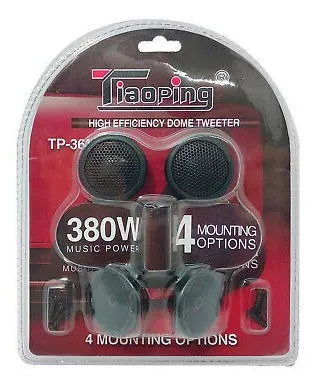 TWEETER X2 PARLANTE OPTIMIZADOR SONIDO 380W TP-366 /R&C - 2