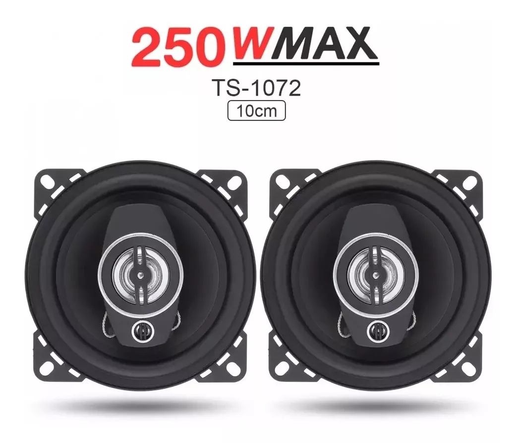 PARLANTE 4 PULGADAS 10 CM TS-1072 COAXIAL 250WMAX 2 VIAS/R&C - 2