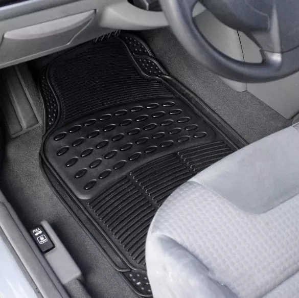 ALFOMBRA QUÍMICA UNIVERSAL PISO DE GOMA AUTO UNIVERSAL 3 PIEZAS CAMELLO /R - 5