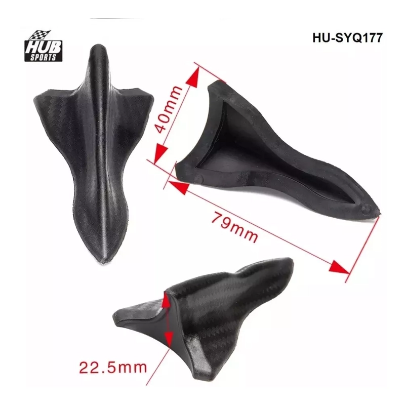 MINI ALETA TIBURÓN QUÍMICA UNIVERSAL DIFUSOR TECHO AUTO UNIVERSAL X10 UNIDADES - 4