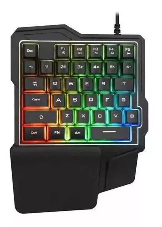 TECLADO GAMER PC INKER K7 35 TECLAS RGB / R&C - 1