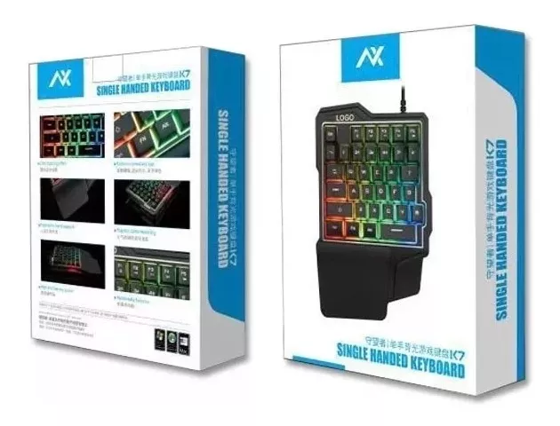 TECLADO GAMER PC INKER K7 35 TECLAS RGB / R&C - 5
