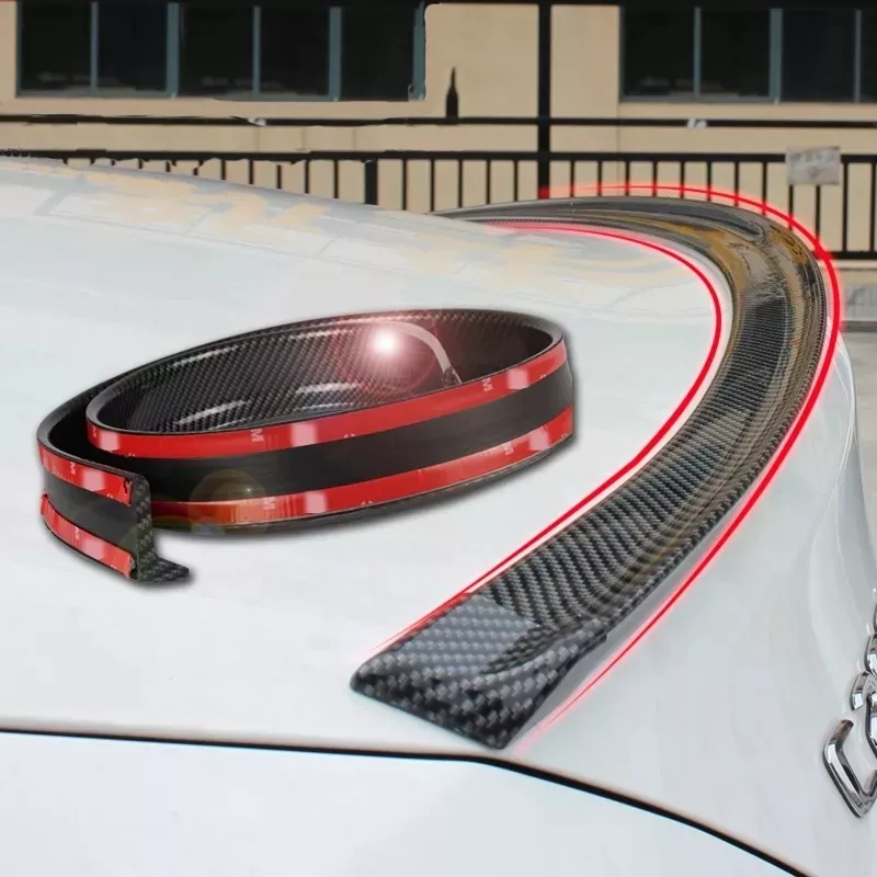ALERON LIP SPOILER MALETA BRILLANTE 1.50MT UNIVERSAL AUTO - 4