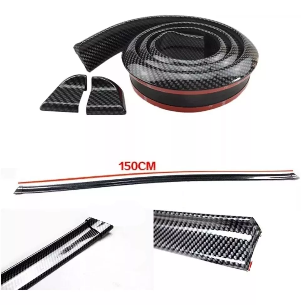 ALERON LIP SPOILER MALETA BRILLANTE 1.50MT UNIVERSAL AUTO - 5