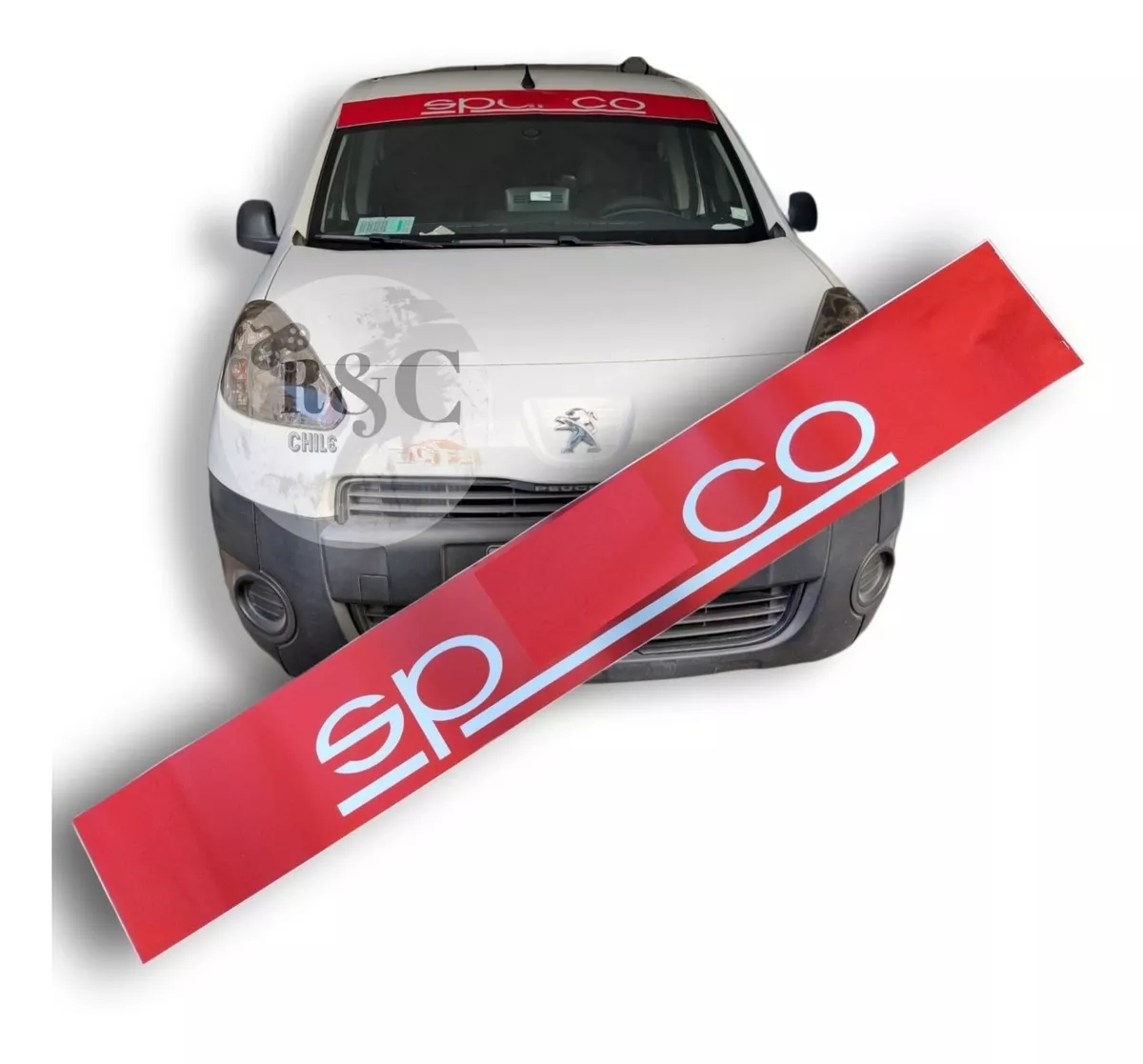 VINILO FRANJA STICKER PARABRISAS SPAR AUTO UNIVERSAL /R&C - 1