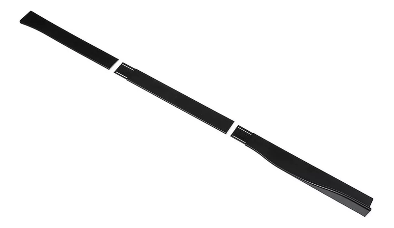 LIP BUMPER LATERAL QUÍMICA UNIVERSAL 2MTS FALDÓN NEGRO BRILLANTE UNIVERSAL /R& - 3
