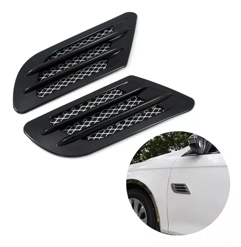 X2 TOMA DE AIRE LATERAL Y CAPOT ADHESIVA AUTO TUNNING/RYC - 1