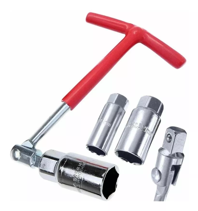 LLAVE SACA BUJIA PROFESIONAL 2EN1 16MM Y 21MM /R&C - 1