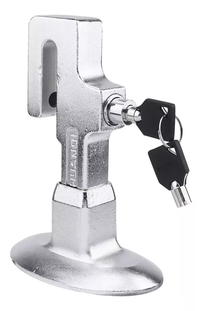 TRABA PEDAL ANTI ROBO AUTO EMBRIAGUE FRENO LLAVE SEGURIDAD - 4