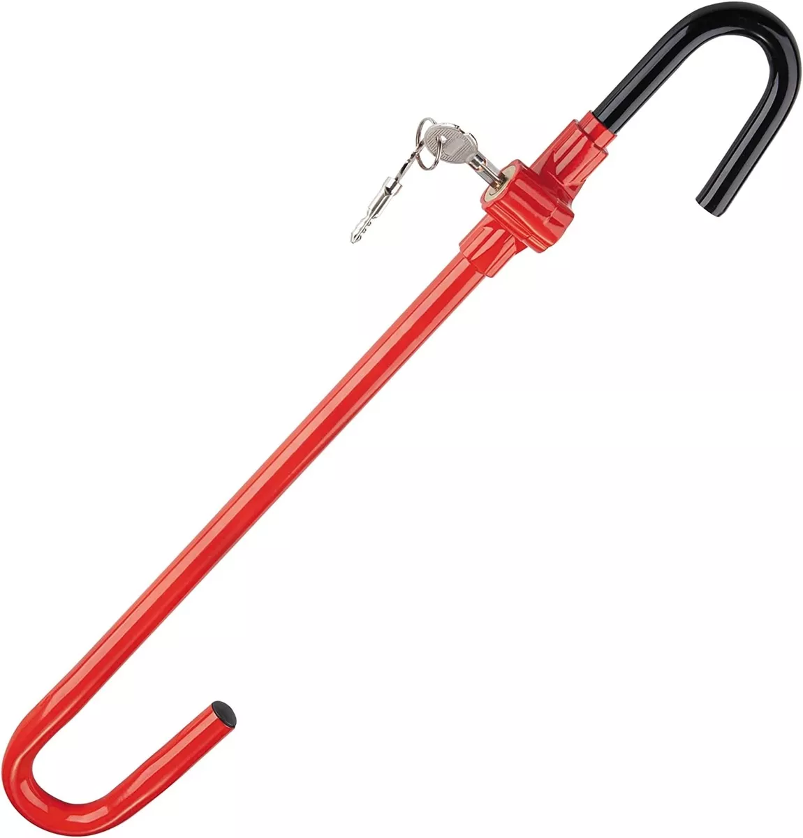 TRABA VOLANTE Y PEDAL ANTIRROBO + LLAVE CQ-LEGEND 8021 METAL - 2