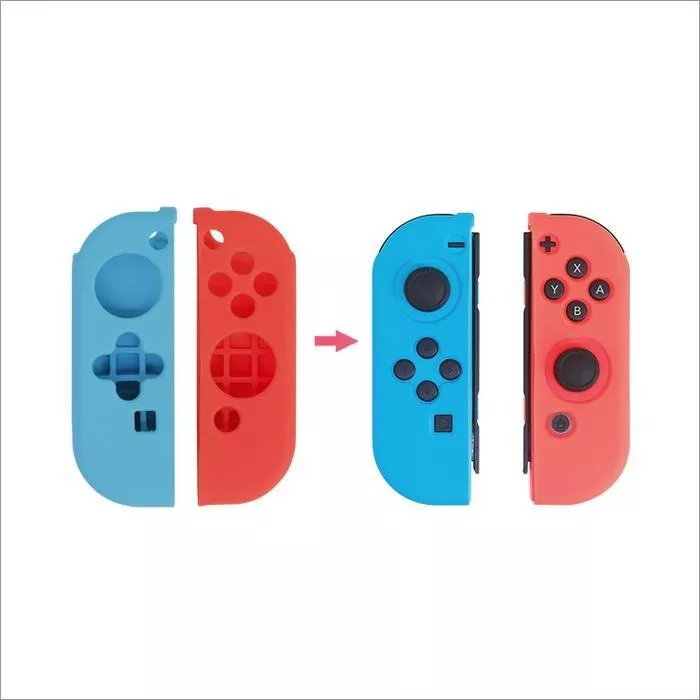KIT PROTECTOR SILICONA PARA JOY CON N-SWITCH + ANTIPOLVO RYC - 4