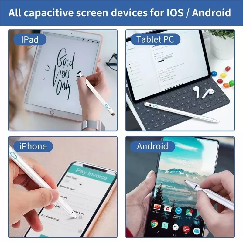 LÁPIZ ÓPTICO TÁCTIL PARA TABLET, IPAD, IOS, ANDROID STYLUS - 5