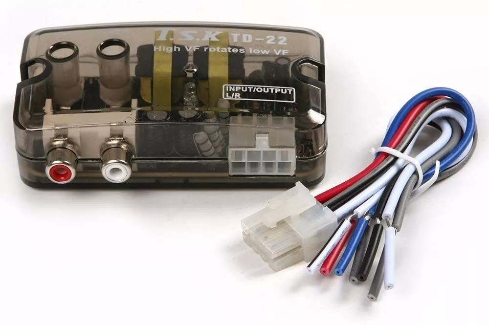 CONVERSOR IMPEDANCIA RCA RADIO AUTO AMPLIFICADOR TD22 SUBWOO - 2