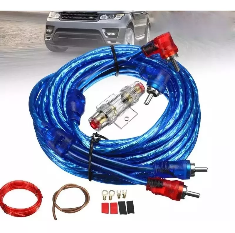 KIT CABLES AMPLIFICADOR Y SUBWOOFER AUTO TIAOPING 1500W/R&C - 3