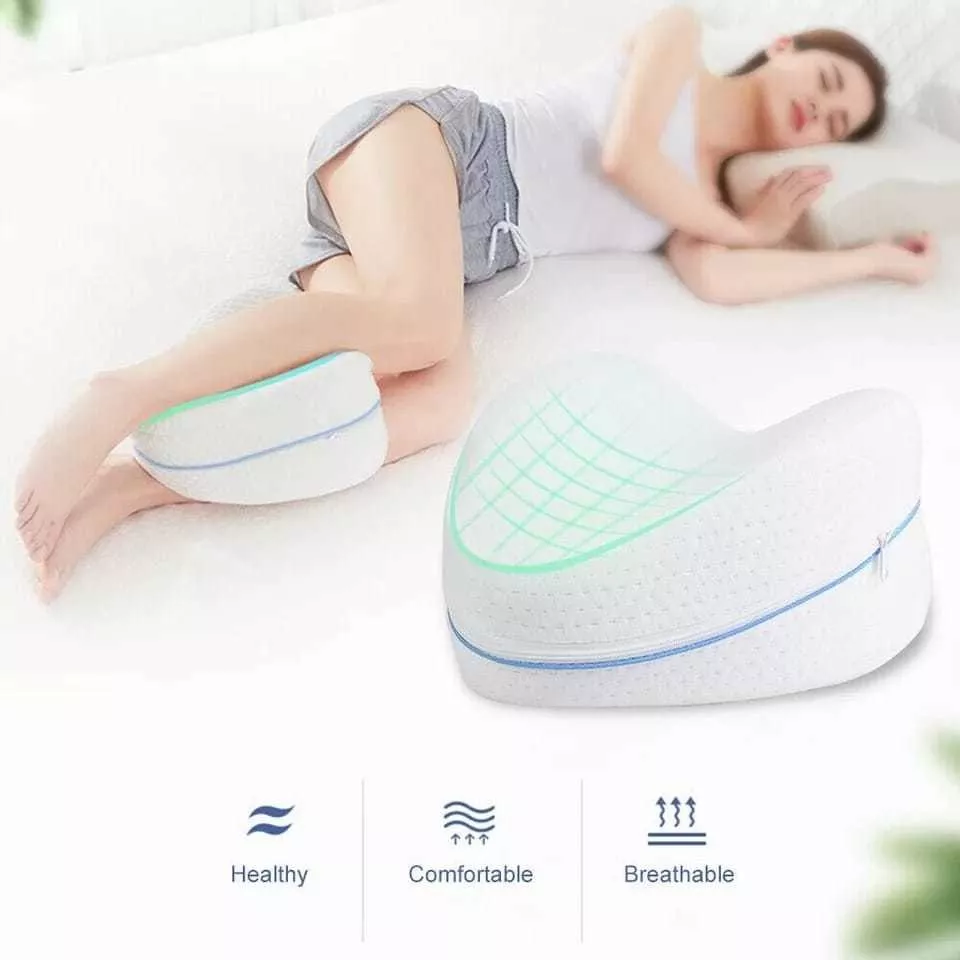 ALMOHADA ENTREPIERNA DORMIR MEMORY TERAPEUTICA R&C BLANCO - 2