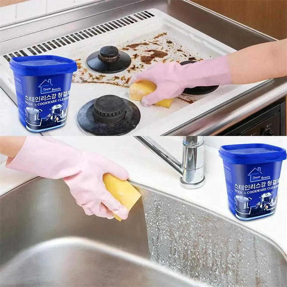 LIMPIADOR MULTIUSOS PASTA CREMA LIMPIADOR OLLAS ACERO HORNO - 5