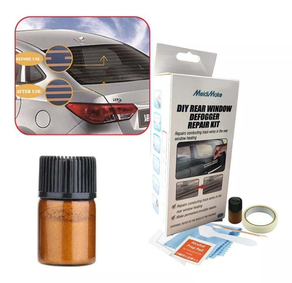 KIT REPARA LÍNEA ANTIEMPAÑANTE VENTANA TRASERA DESNEBULIZADO - 1