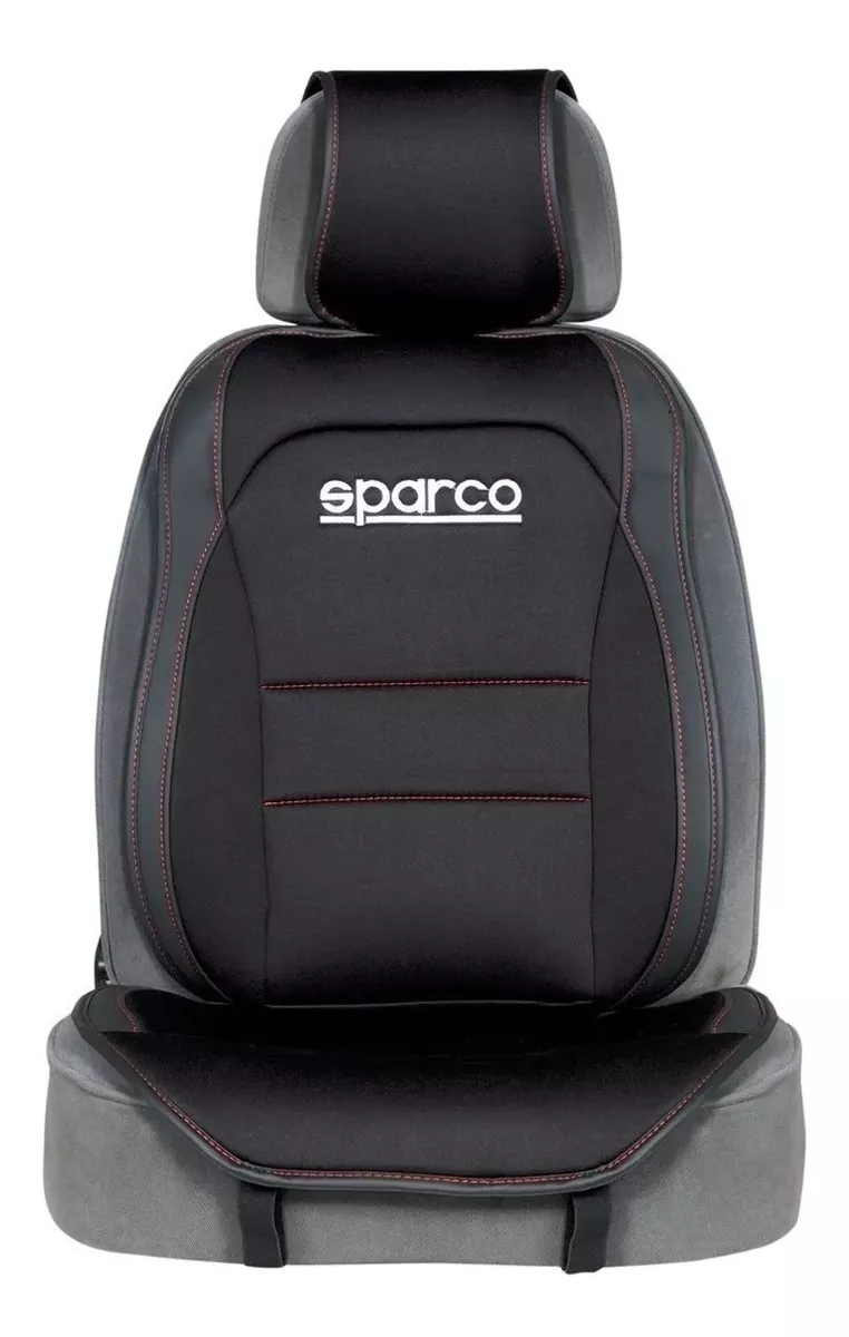 FUNDA CUBRE ASIENTO AUTO RESPALD INDIVIDUAL SPARCO UNIVERSAL - 1
