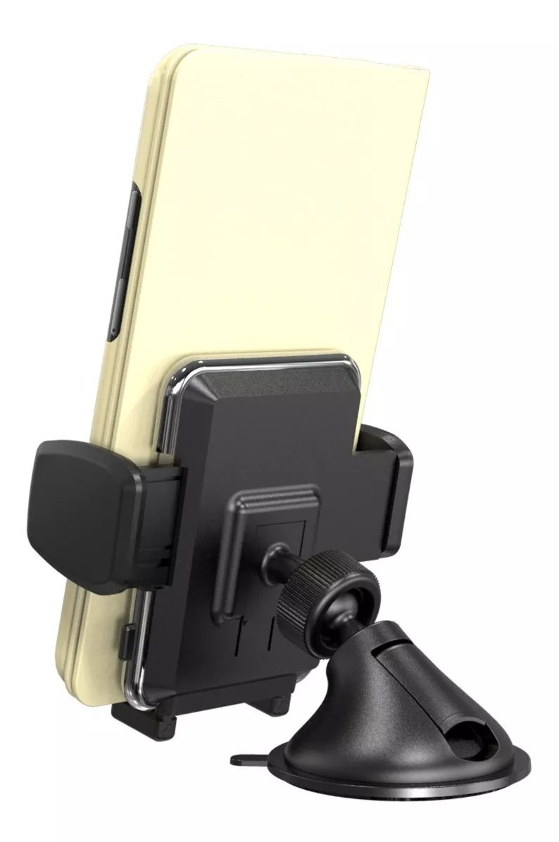 PORTA CELULAR AUTO VENTOSA PINZA 360° SPARCO ORIGINAL AJUSTA - 4