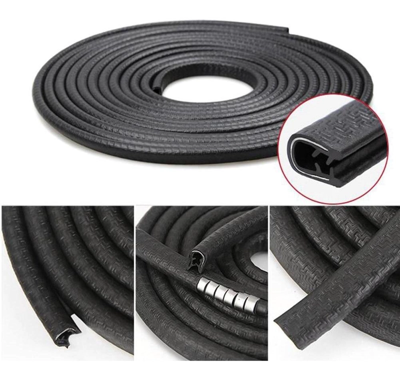 MOLDURA AUTO RYC SELLO PRESIÓN PROTECTORA PUERTAS CAPOT 5M NEGRO - 3
