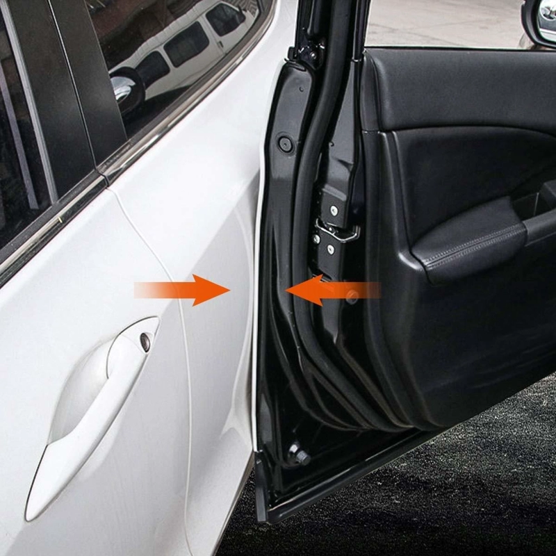 MOLDURA AUTO SELLO PRESION PROTECTORA PUERTAS CAPOT 5M BLANCO - 6