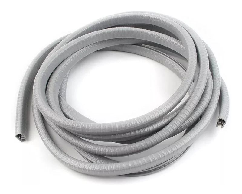MOLDURA AUTO SELLO PRESION PROTECTORA PUERTAS CAPOT 5M GRIS - 3