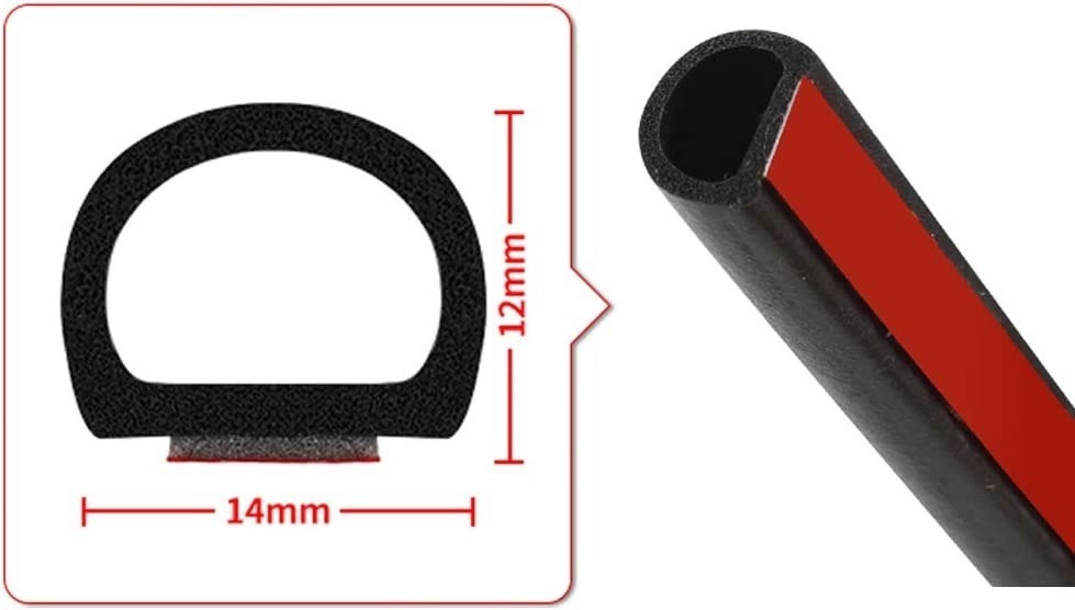 GOMAS AISLAMIENTO RYC SONIDO Y ABSORCIÓN D CHOQUE MOLDURA PUERTA - 2