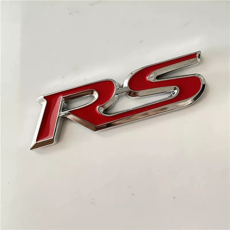 LOGO EMBLEMA RS ADHESIVO AUTO TUNNING UNIVERSAL/ RYC - 2