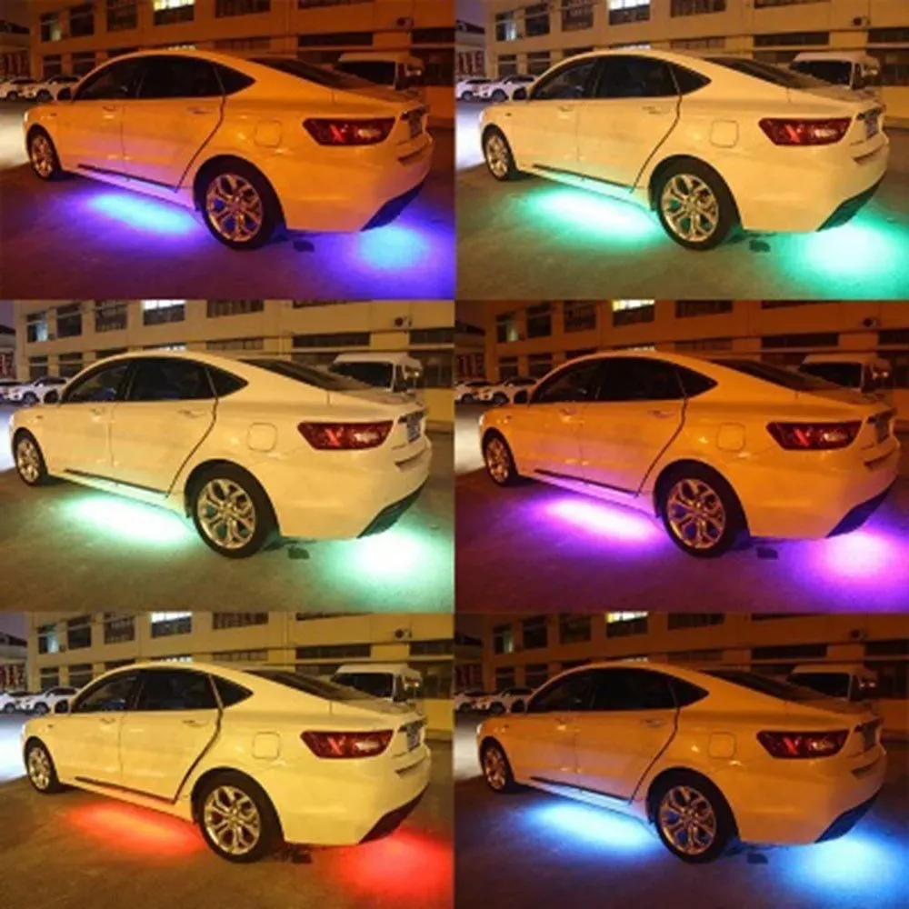 KIT X4 LUCES DE CHASIS RGB EXTERIOR APP BLUETOOTH TUNNING - 3