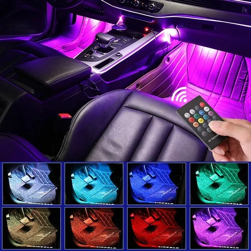 TIRAX4 LED LUZ PISO INTERIOR AUTO +CONTROL RITMICA/R&C - 3