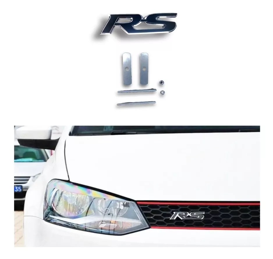 INSIGNIA EMBLEMA REJILLA DELANTERA METÁLICO LOGO TUNING/ R&C - 1