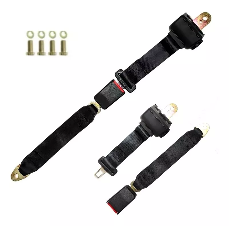 X2 CINTURÓN DE SEGURIDAD RETRACTIL 2PUNTOS UNIVERSAL AUTO - 3