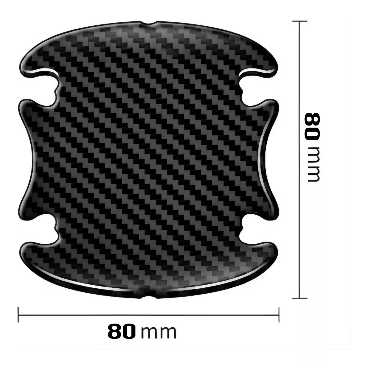X4 PROTECTOR DE PUERTA MANILLA FLEXIBLE ADHESIVO PVC AUTO - 5