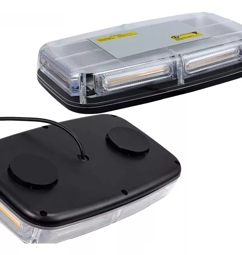 BALIZA DE TECHO AUTO DESTELLANTE 12-24V ESTROBO CON IMAN /R& - 5