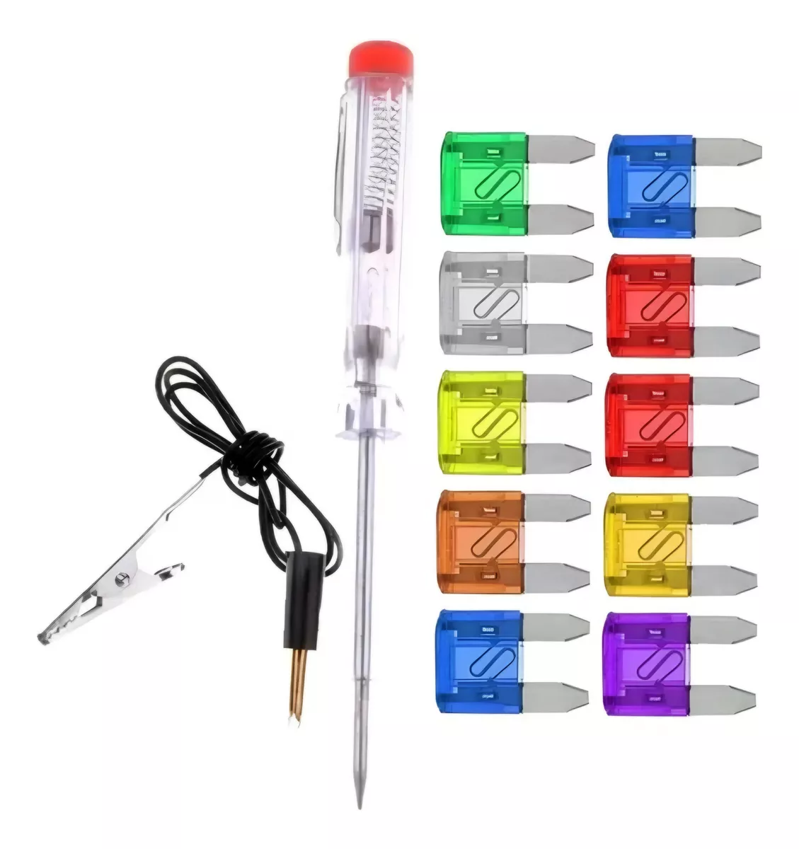 SET DE FUSIBLES + PROBADOR DE FUSIBLE BUSCA POLO /R&C - 1