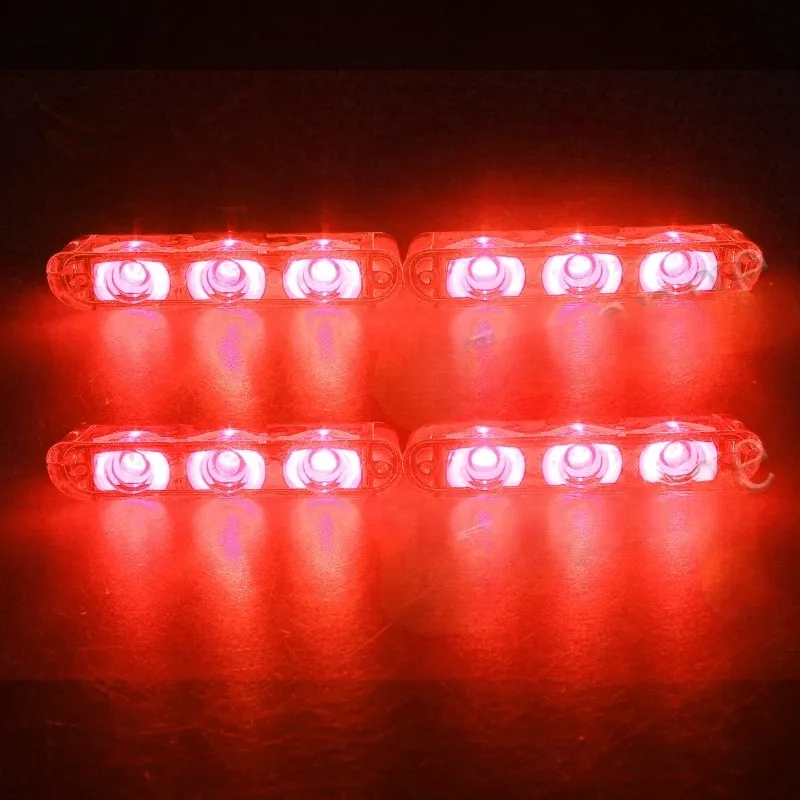 SET BALIZA DE PARACHOQUE 24LED ESTROBO MULTIFUNCIÓN+ CONTROL - 4