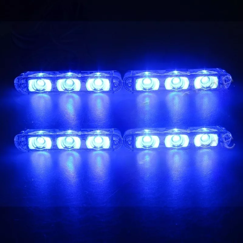 SET BALIZA DE PARACHOQUE 24LED ESTROBO MULTIFUNCIÓN+ CONTROL - 5