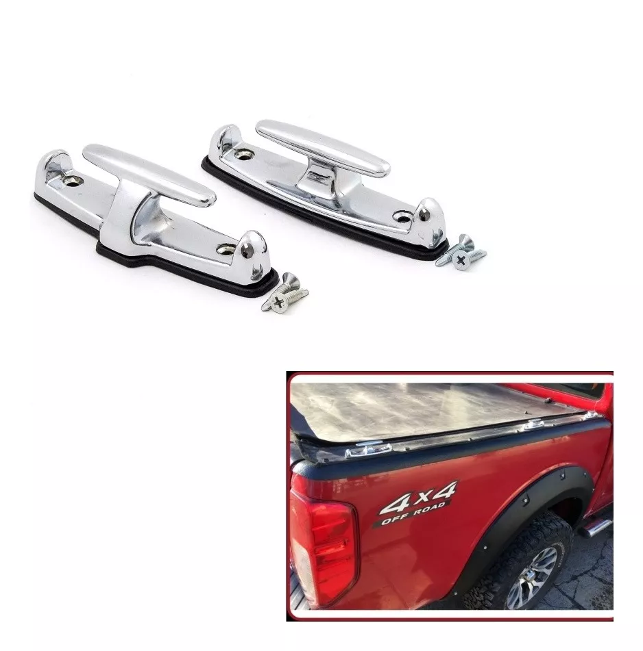 X2 GANCHOS AMARRE MARINO UNIVERSAL PARA CAMIONETA PICKUP 4X4 - 1