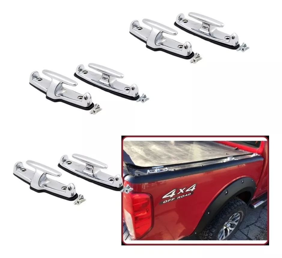 X6 GANCHOS AMARRE MARINO UNIVERSAL PARA CAMIONETA PICKUP 4X4 - 1