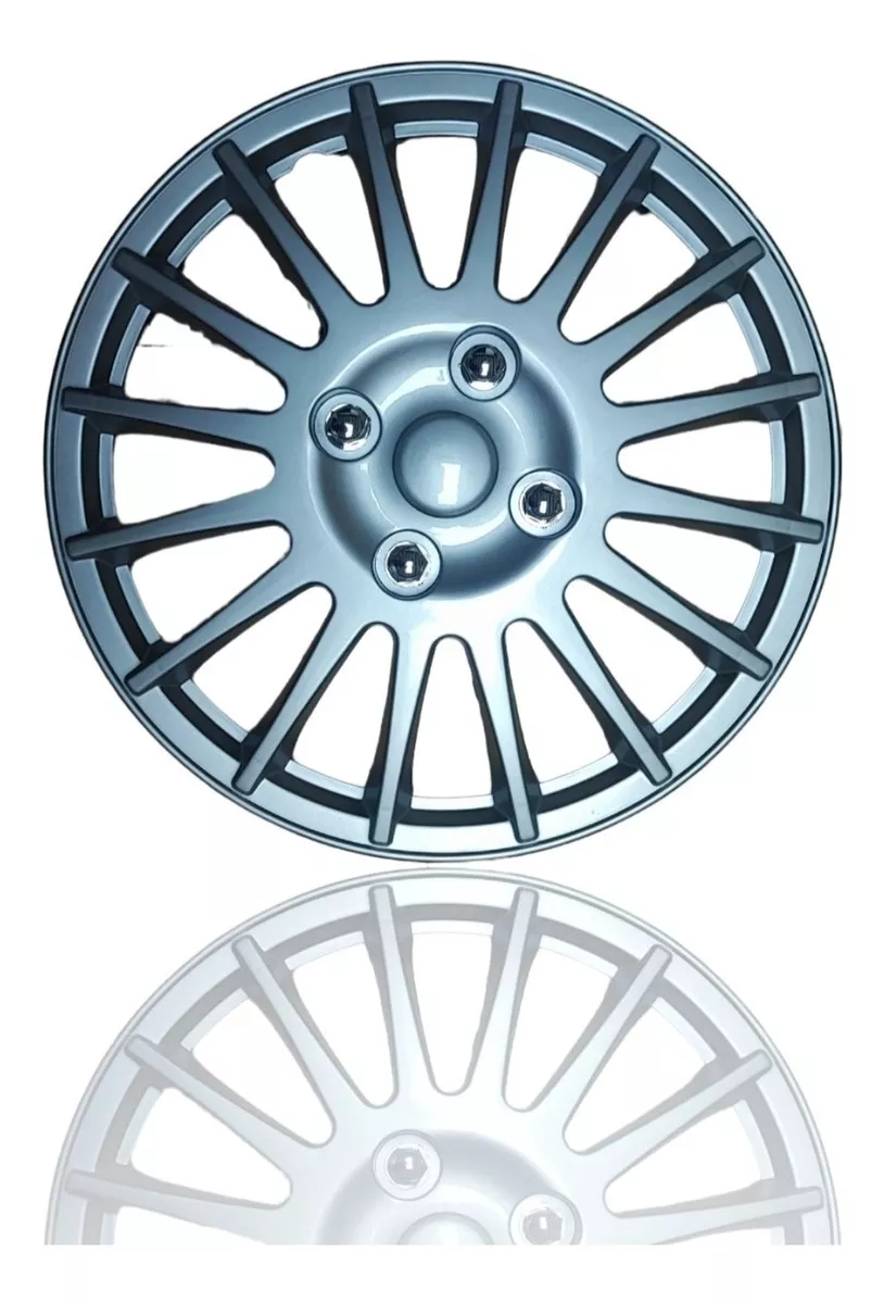 SET X4 TAPA RUEDA ARO 16 CROMADA DESIGNER TAPA 16 AUTO /R&C - 2