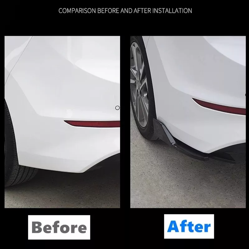 LIP BUMPER TRASERO AUTO UNIVERSAL EN PUNTA EXTENSIÓN /R&C - 5