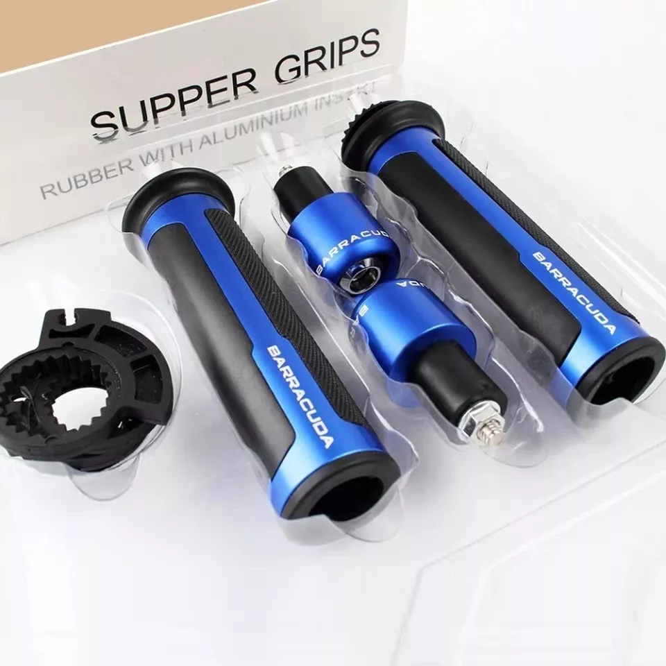 PUÑOS UNIVERSAL MOTOCICLETA GRIPS CON TOPES DE CAÍDA MOTO R& - 5