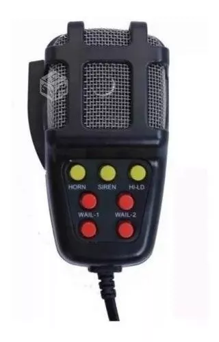BOCINA UNIVERSAL POLICIAL SIRENA CARABINERO 7 TONOS MEGAFONO 100W 12V - 5
