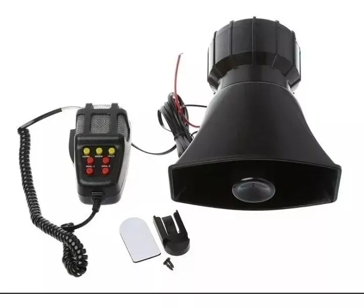 MEGAFONO SIRENA 12V 100WTS 7 TONOS CARABINERO R&C - 3