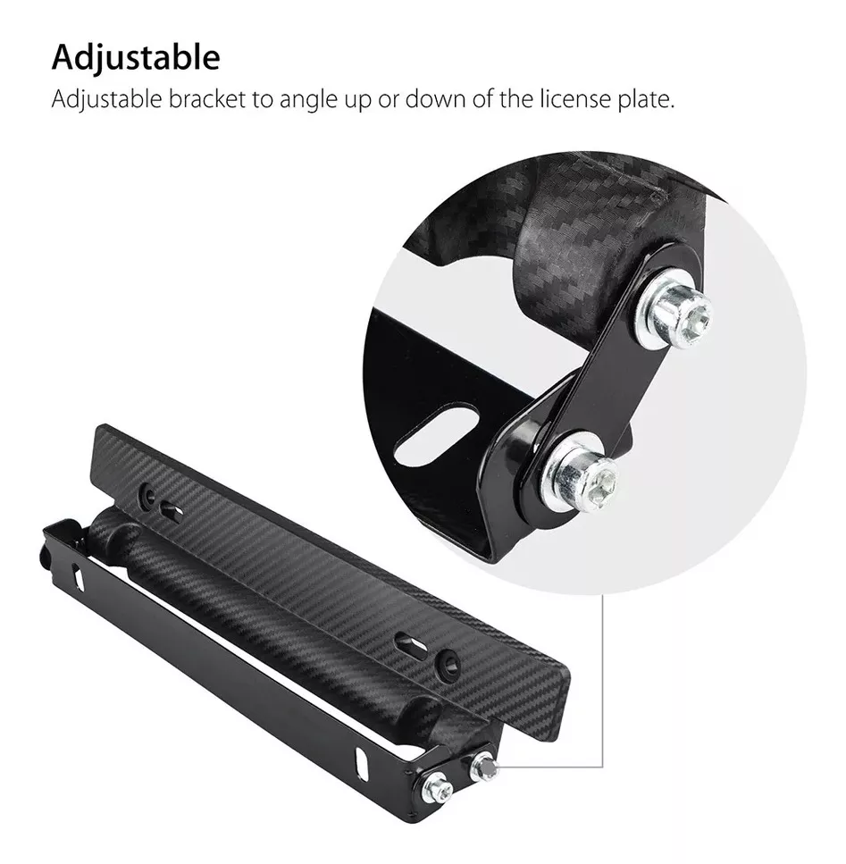 PORTA PATENTE AJUSTABLE UNIVERSAL PARA AUTO TUNING /R&C - 4