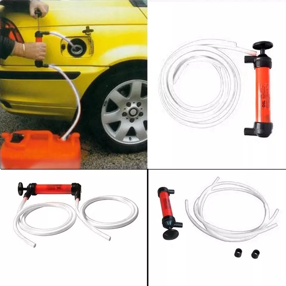 BOMBA SIFÓN MANUAL TRASVASIJE LÍQUIDOS COMBUSTIBLE MULTIUSO - 2