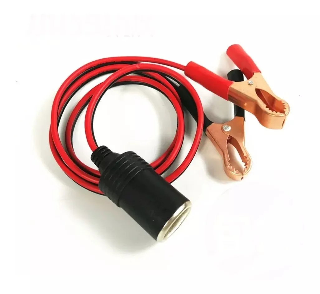 ADAPTADOR PINZA DE BATERÍA CON CABLE 1.5MT A ENCENDEDOR 12V - 5