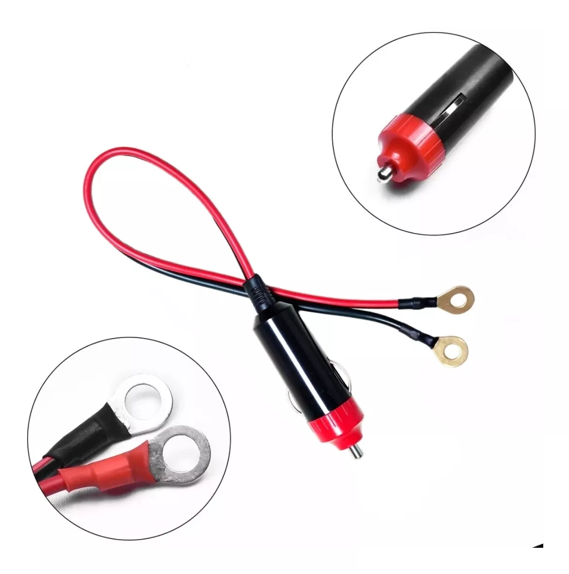 ADAPTADOR CENICERO ENCENDEDOR ENCHUFE CABLE ALIMENTACIÓN 12V - 1