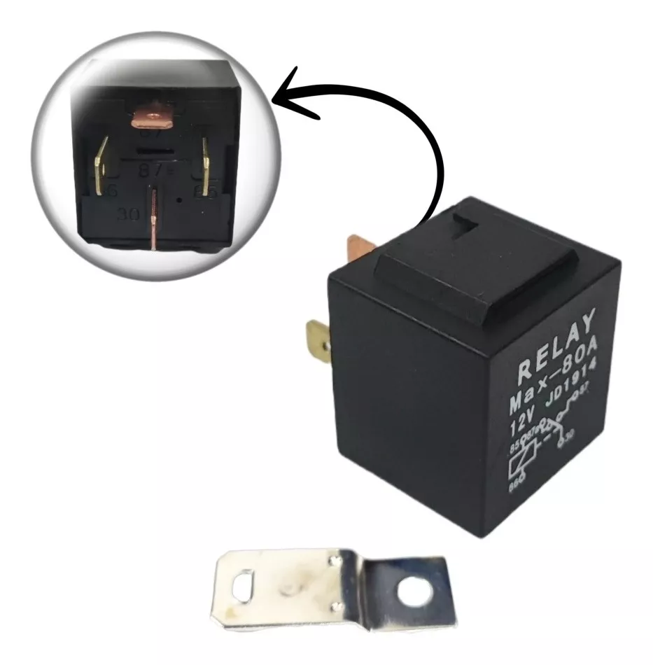X10 RELAY 12V 80A 4 PATAS RELÉ AUTO 4 PINES /RYC - 3