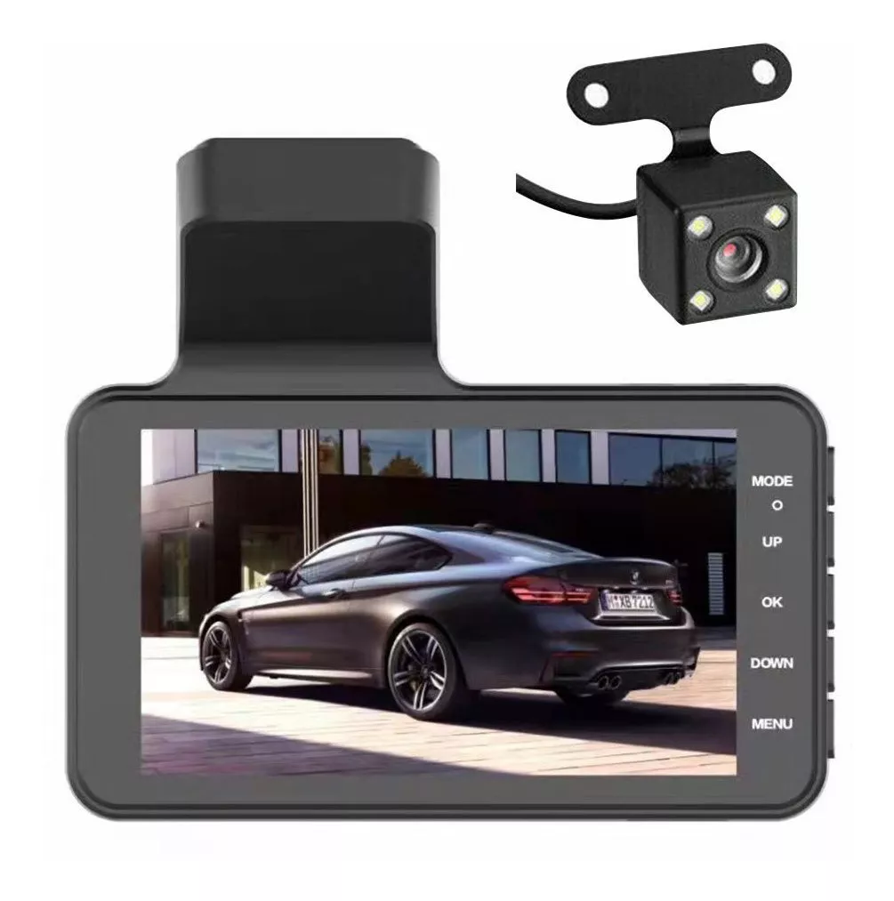 CÁMARA SEGURIDAD DASH CAM HD 1080P + CÁMARA RETROCESO DVR - 2